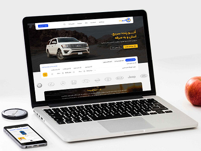 Auto Rent Website design ui web website