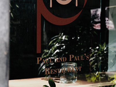 Paul and Paul's Restaurant graphic design