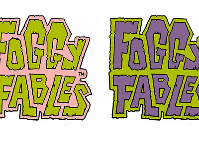 Foggy Fables™ foggy fables horror lettering logo spooky