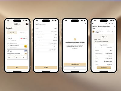 Fintech gold trading platform deposit balance mobile UI/UX account balance deposit balance ewallet fintech app gold exchange gold trading ios mobile app mobile design mobile ui payment method payment operation payment summary product design top up wallet trading platform transaction uiux wallet app web design