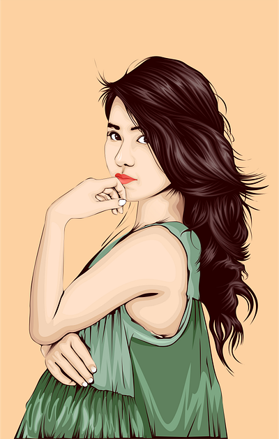 Potrait Vexel Art Illustration branding design graphic design illustration vector art vexel vexel art vexelart