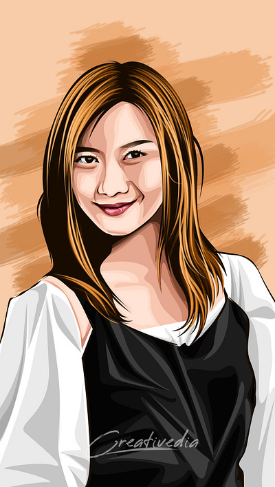 Potrait Vexel Art Illustration design graphic design illustration vector art vexel vexel art vexelart