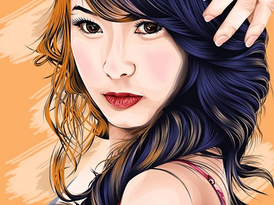 Potrait Vexel Art Illustration design graphic design illustration vector art vexel vexel art vexelart