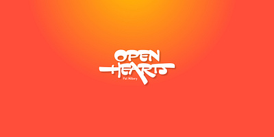 Open Hearts. Pat Milbery // Lettering design font graphic design lettering letters logo type typeface typography