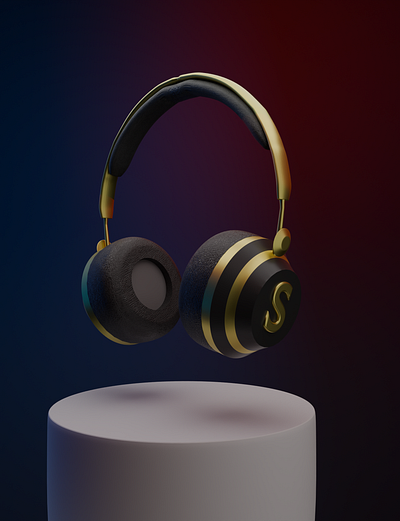 Headphone 3d 3d