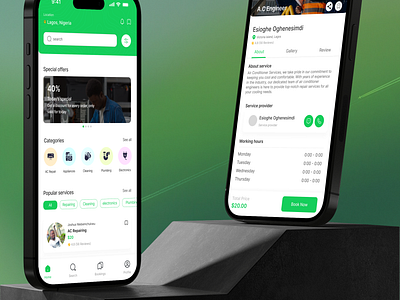 Local Repair Experts App Design appdesignchallenge appui cleanui designinspiration designshowcase mobileappdesign moderndesign productdesign repairapp serviceapp servicebooking userexperience userinterface
