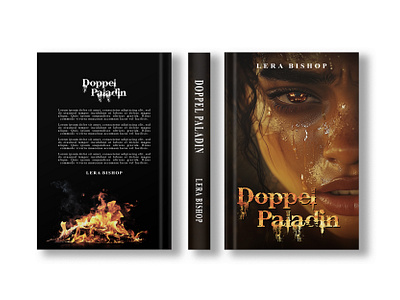 DOPPEL PALADIN by Lera Bishop bookcover graphic design identity illustration