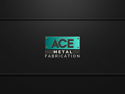 Ace-Metal-Fabrication 3d app art branding design discount logo pricing discount logos for sale discount pricing graphic design icon illustration logo logos minimalist typography ui vector