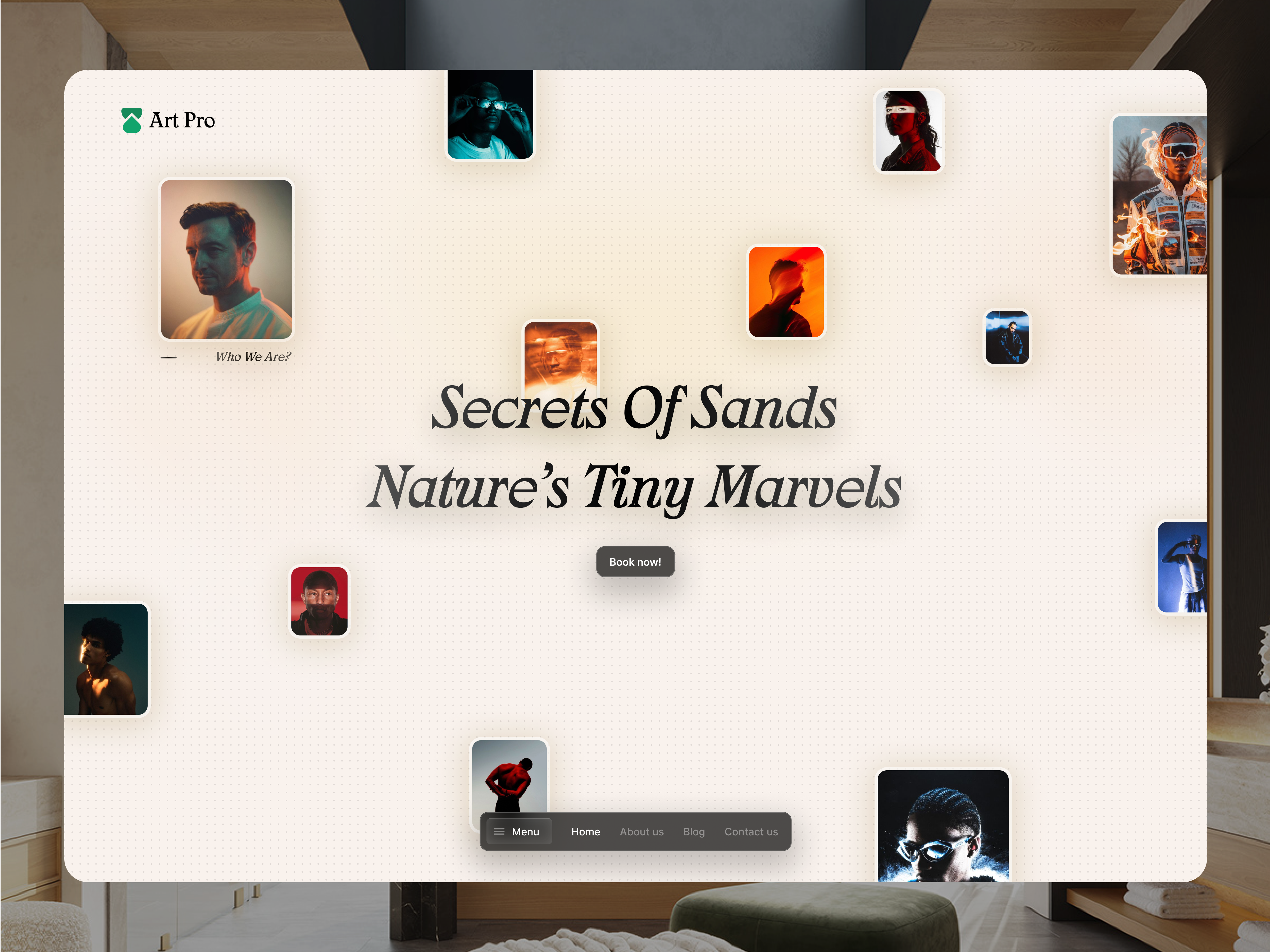 Art Pro | Landing page {WIP} animation app art work bento branding concept design graphic design hero illustration landing page logo minimal motion nft ui uiux ux website