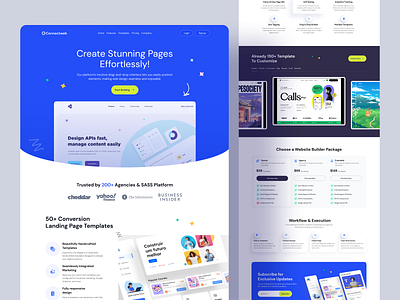 Web Builder Landing Page classic website design clean landing page creative landing page landing landing page design landing page ui minimal modern landing page popular ui design ui designer uiroll uiux web web design website website builder website builder landing page