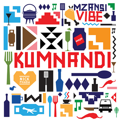 Kumnandi african branding cato manor contemporary mzansi art illustration kasi illustration local mojos car wash mzansi vibe shisanyama south african illustration vector