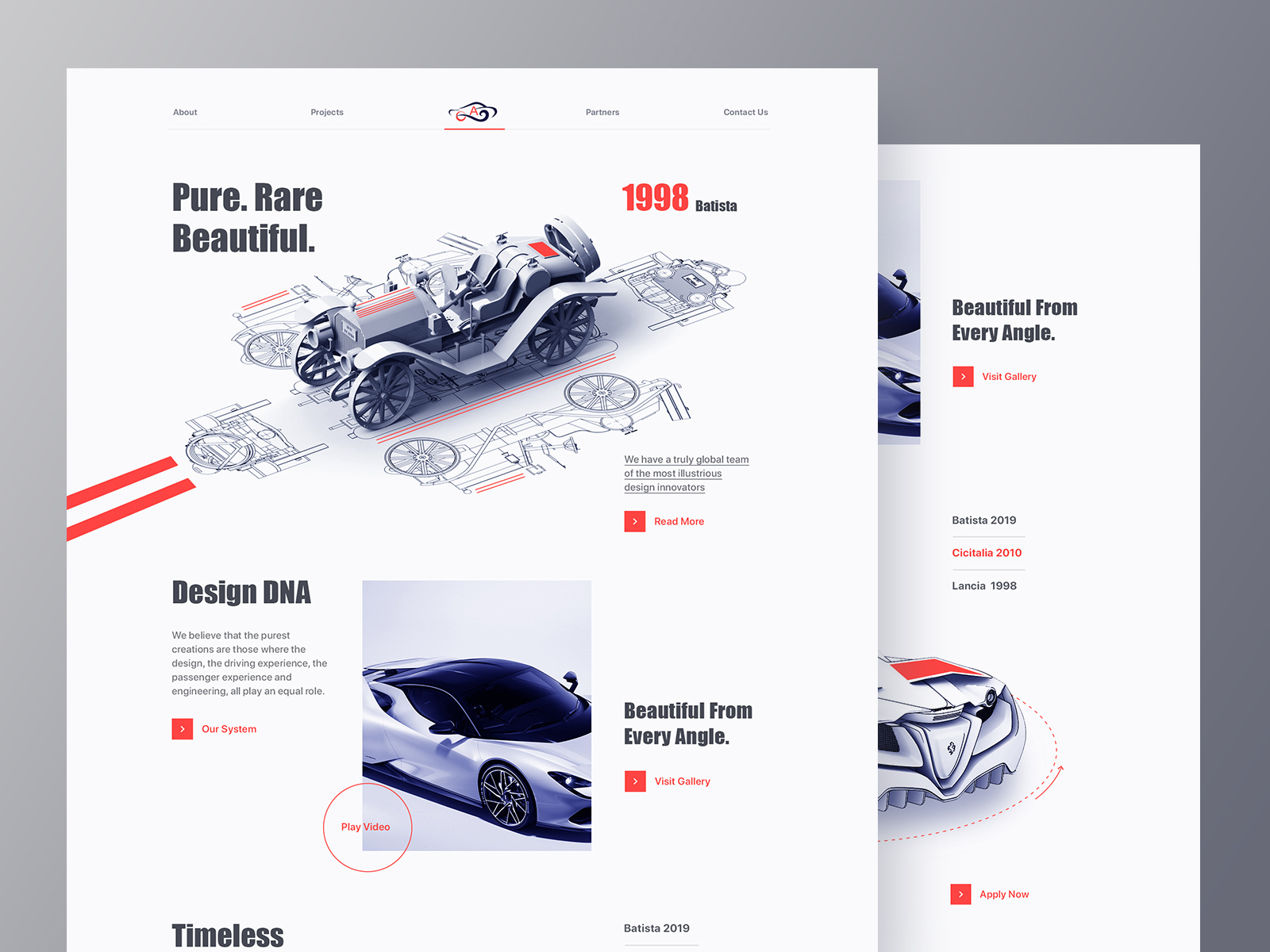 Automation Landing page branding car design graphic design illustration landing page ui ux web design website