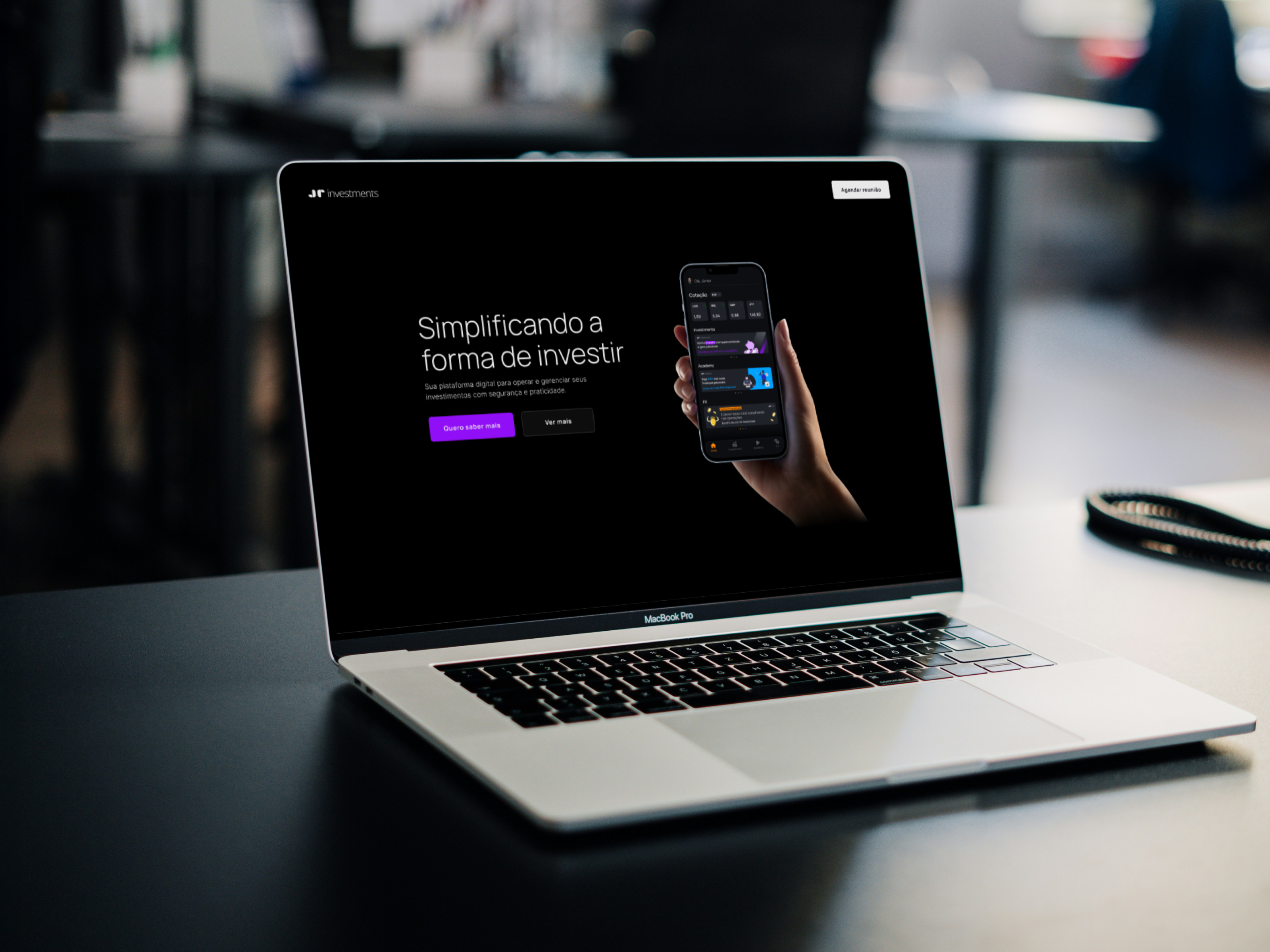 JR Investments ui webdesign website