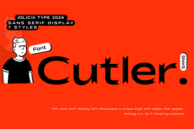 Cutler Sans | Cutting Edge Font | Free To Try free font freebies headline font