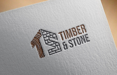 Timber and Stone Logo Design branding creative logo custom logo graphic design home letter logo logo s letter logo stone t letter logo timber