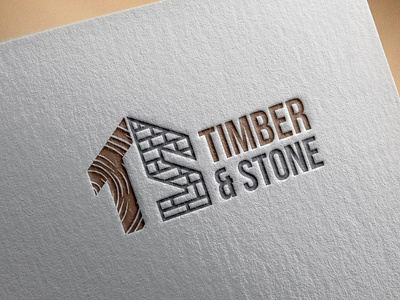 Timber and Stone Logo Design branding creative logo custom logo graphic design home letter logo logo s letter logo stone t letter logo timber