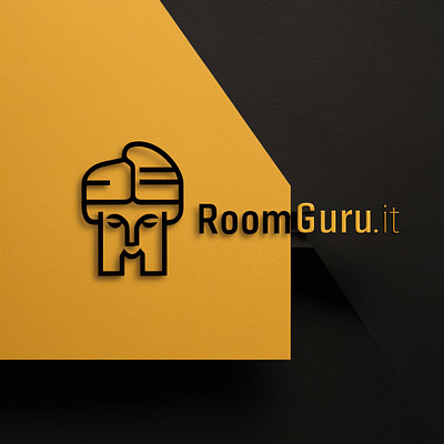 Room Guru Redesign logo. brand brand identity branding home logo house logo design minimal modern logo real estate real estate logo room room guru