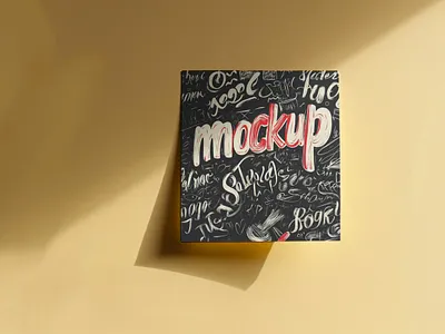 Post it note mockup mockup stationary