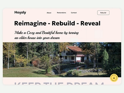 Hously - Designing Dreams for Future! design minimal ui ux web