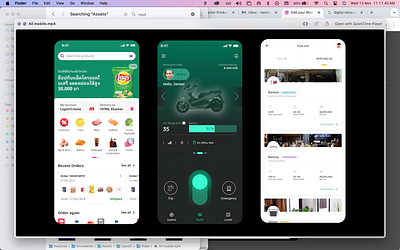 Mobile Apps Design Showreel - Short design mobile mobile app mobile design mobileapp mobiledesign product design productdesign ui uiux