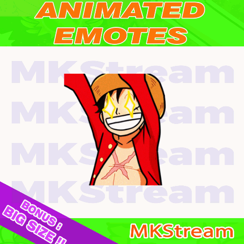 Twitch animated emotes one piece luffy amazed gif animated emotes animation emotes anime cute design emoji emotes illustration luffy luffy amazed luffy emotes luffy gif one piece one piece emotes stickers sub badge sugoi sugoii twitch animated emotes twitch emotes