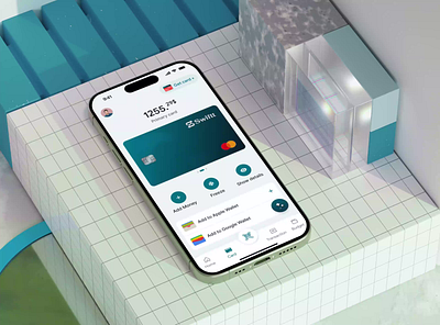 Digital Banking View Card Details Page Design I Swiftt branding design concept digital banking app financial app fintech mobile app ui