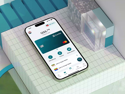 Digital Banking View Card Details Page Design I Swiftt branding design concept digital banking app financial app fintech mobile app ui