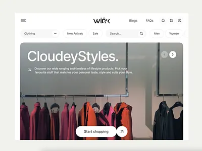 Fashion Ecommerce Responsive Website Design cloth store clothing clothing brand ecommerce website fashion home page landing page luxury online shopping online shopping website online store orbix studio product cart responsive ui design ux design web design website woman fashion woocommerce