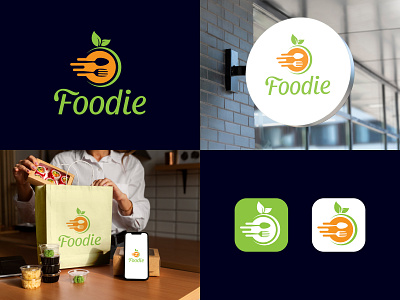 Food delivery logo, Restaurant logo - Branding, Brand Identity app logo brand identity branding creative logo delivery logo fast food food and drink food app food branding food company food delivery food logo foodie logo logo design logo designer minimalist logo modern logo restaurant