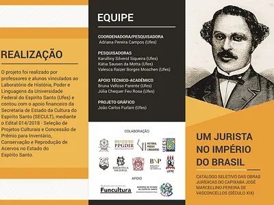 Um jurista no Império do Brasil | FOLDER design folder graphic design illustration indesign marketing
