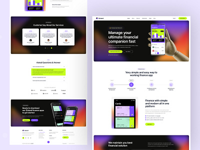 App Landing Page app design app landing landing page landing ui saas ui ux web ui