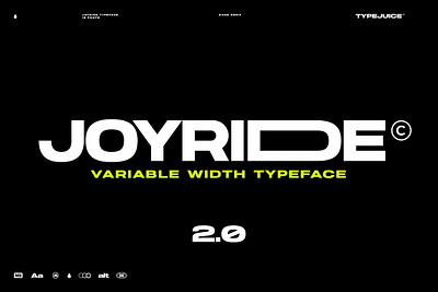 Joyride Extended Typeface bold font design font fresh font joyride extended typeface. joyride font wide font