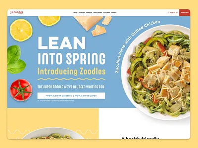 Noodles & Co Landing Page