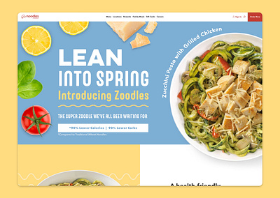 Noodles & Co Landing Page