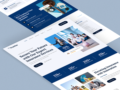 Insurance website design. insurace tech insurance insurance landing page insurance web insurance website minimal web products services website startup ui ux web design