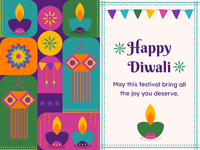 Diwali Greetings branding diwali graphic design ui