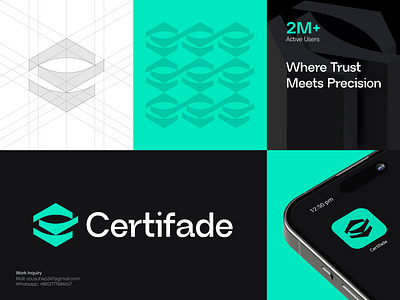 Logo Design For Verification & Quality Assurance Services abstract logo brand identity branding certified data validation design icon logo logo design logo designer logomark modern logo quality control saas secure security compliance trusted verification web3