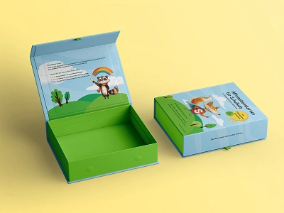 Package Design for Dein Kleiner box box design brand branding card game design digital digital art game design gamification graphic design identity branding illustration kids kids game label label design modern package package design