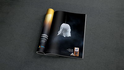 HAUNTED BY BAD TEA? art direction branding design graphic design magazine ad midjourney typography