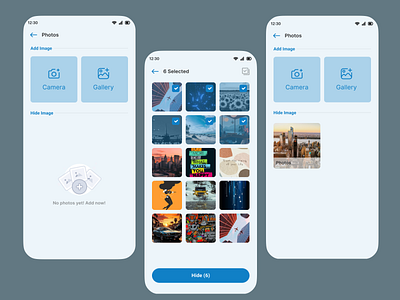 Hide - Mobile application design appdesign appui cleandesign creativedesign designinspiration designshowcase digitalproductdesign dribbbleshots minimaldesign mobileapp mobileappdesign mobileapplication mobileui photoappdesign productdesign uidesign uiuxdesign userexperience uxdesign visualdesign