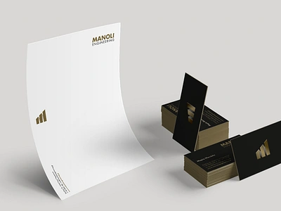 Manoli Engineering // Visual Identity branding logo logo design stationary visual identity