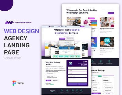 Web Design Agency Landing Page Design landing page design md fahim palash ui ui ux ui ux design ux website design