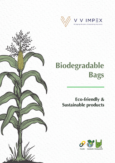 Biodegradable Bags Brochure biodegradable brochure graphic design print