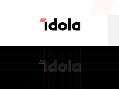 idola building construction grid guideliness house identity logo logotype proportions realestate wordmark wordmark grid