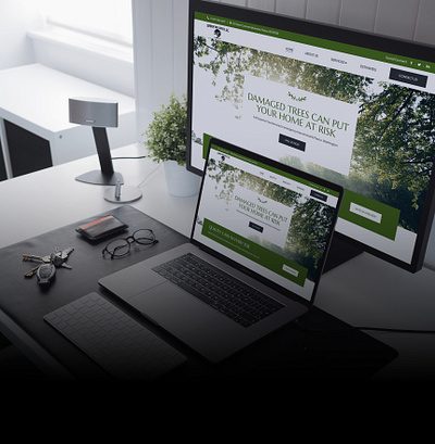 Website Design for Tree Removal Services branding design graphic design illustration logo ui ux web design web development wordpress