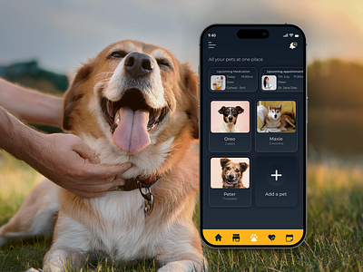 Manage all your pets with ease 🐾 appdesign asking the big what ifs creativedesign designstudio designsystem designthinking digitaldesign graphic design humancentreddesign petcareapp productdesign ui ux uidesign uiinspiration userexperience userinterface uxcommunity uxdesign uxinspiration whatifdesign