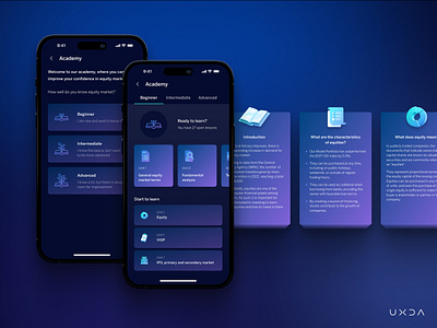 Rebuilding a Reliable Trading & Investing Platform app design banking bbva cx dark ui design education finacial education finance financial fintech garanti turkey turkiye ui ui design user experience user interface ux ux design