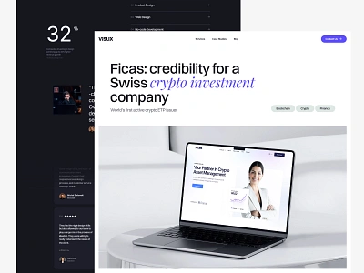 visux.net agency design product studio ui ux visux website