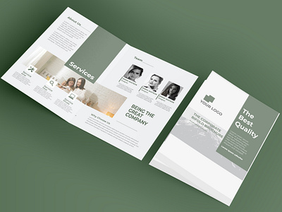 Corporate Bifold Brochure bifoldbrochure branding brochure brochure design businessdesign corporatebranding graphicdesign marketingcollateral printdesign stationerydesign trifoldbrochure visualidentity