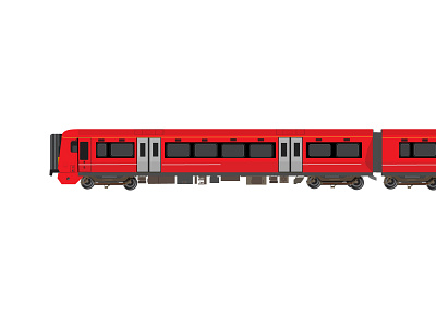 Gatwick Express Train animation branding design gatwick express graphic design illustration illustrator logo ui uidesign ux vector